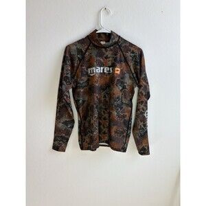 Mares Pure Instinct Stretch Camo Rash UV Protection Long Sleeve Men's Medium